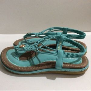 NWOT women’s turquoise sandals
